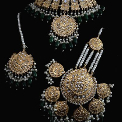 thappa coins bridal jewellery set